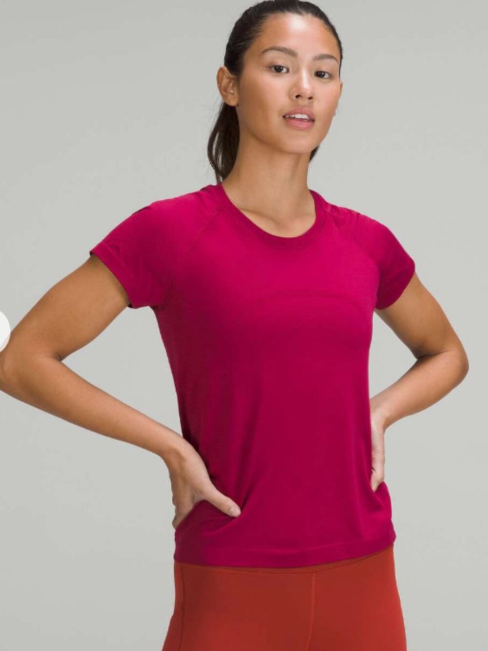 Lululemon Swiftly Tech Short Sleeve Shirt Pomegranate 8
